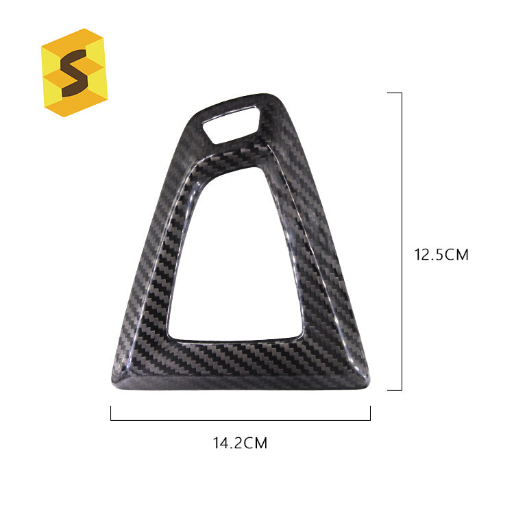 Real Carbon Fiber Gear Console Cover Trim for BMW M Series
