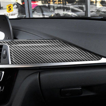 Real Carbon Fiber Center Console & Dashboard Trim for BMW 4 Series F32 / F33 LCI