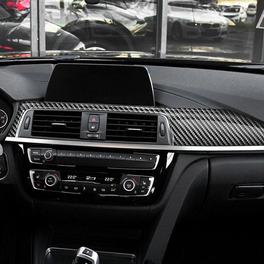 Real Carbon Fiber Center Console & Dashboard Trim for BMW 4 Series F32 / F33 LCI