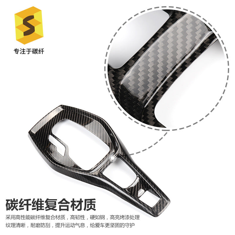 Real Carbon Fiber Center Console Panel Trim for Chevrolet Camaro