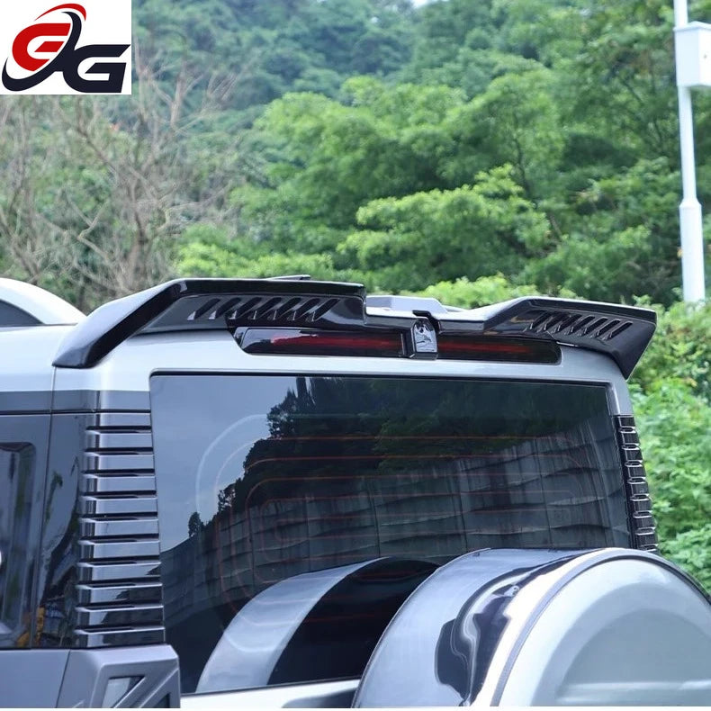 For Chery Jetour Traveler T2 2023 2024 2025 Car Rear Top Wing Spoilers & Wings Tail Splitter Glossy Black Exterior Parts Styling