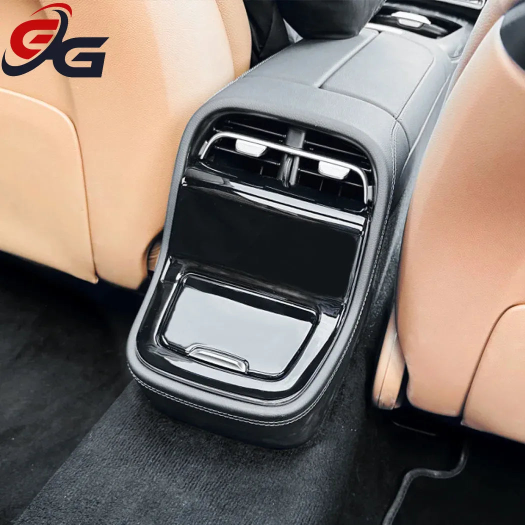 Applicable To Mercedes Benz E-Class W214 2024+ E260 E300 Armrest Box Rear Air Outlet Cover Car Sticker Modification Styling