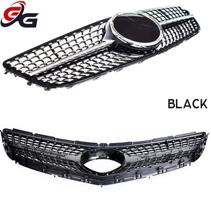 W207 Diamond Front Bumper Grille for Mercedes Benz E Class 2-Door Coupe C207 A207 2014-2016 E250 E300 E350 Car Racing Grills