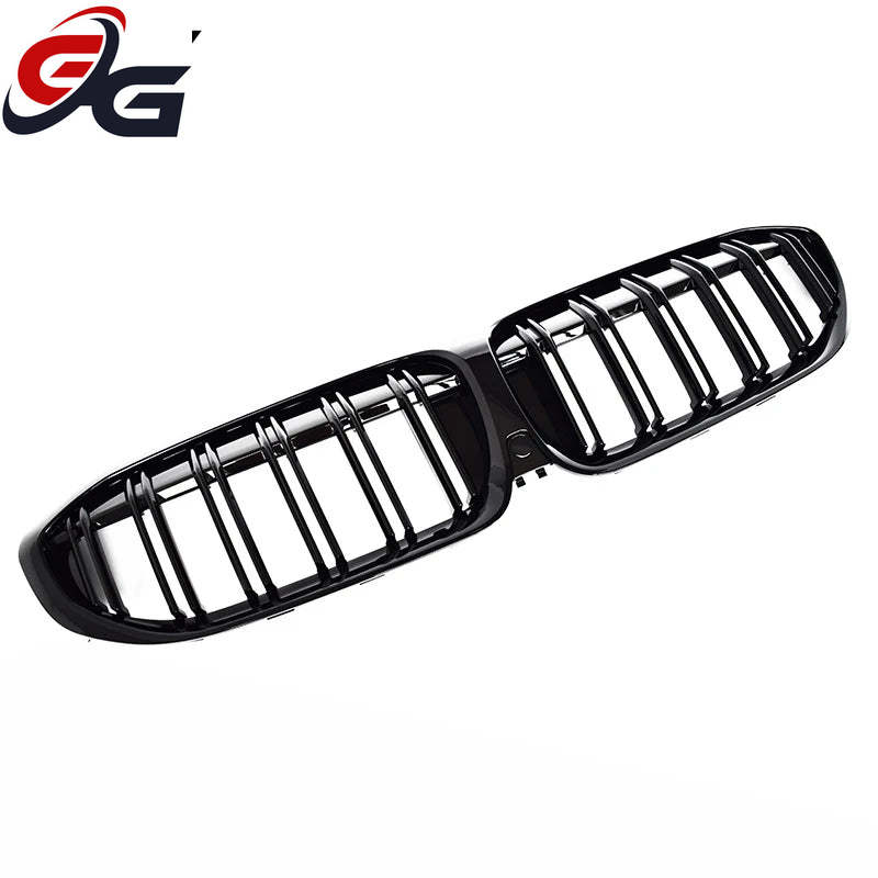 Gloss Black Front Bumper Grill Kidney Radiator Grille for BMW 2019 - 2021 G20 3-series Sedan, G21 Estate (Not Fit for G80 M3)