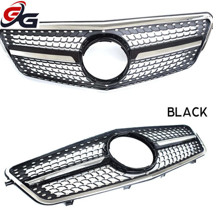 Diamond Grill Front Bumper Grille for Mercedes E Class Sedan W212 Tourer S212 2010 - 2013 E200 E300 E250 Not for E63 Car Grills