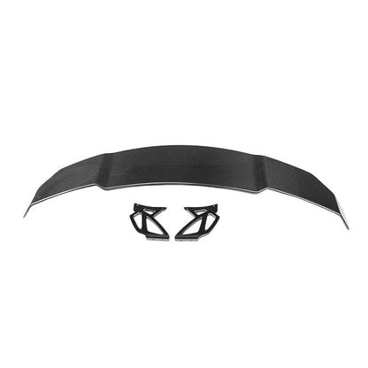 Dry Carbon V Style Rear Wing Spoiler – Ducktail High Downforce for BMW G80 M3 / G82 G83 M4