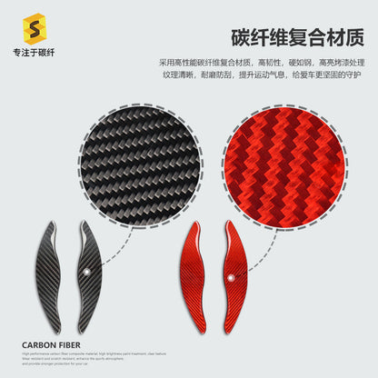 Real Carbon Fiber Steering Wheel Trim for Kia Stinger
