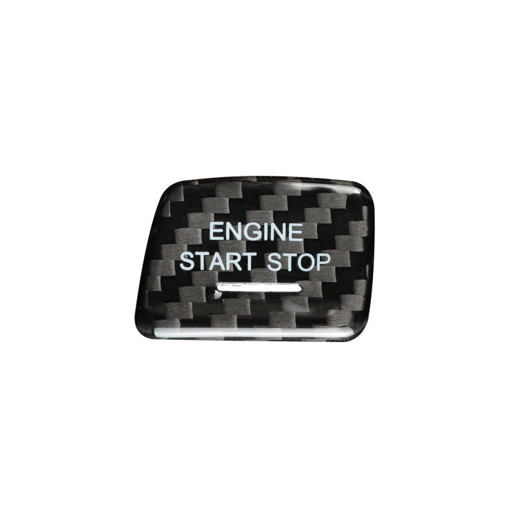 Real Carbon Fiber Push-Start Button Trim for Chevrolet Camaro