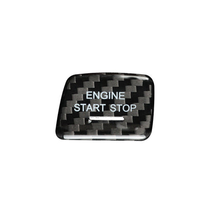 Real Carbon Fiber Push-Start Button Trim for Chevrolet Camaro