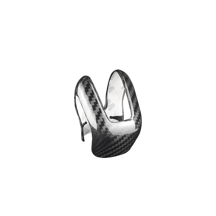 Real Carbon Fiber Gear Shift Knob Cover for Volvo