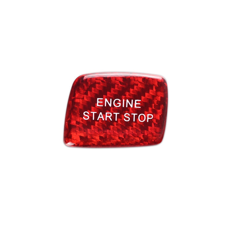 Carbon Fiber Push-Start Button Trim for Chevrolet Camaro