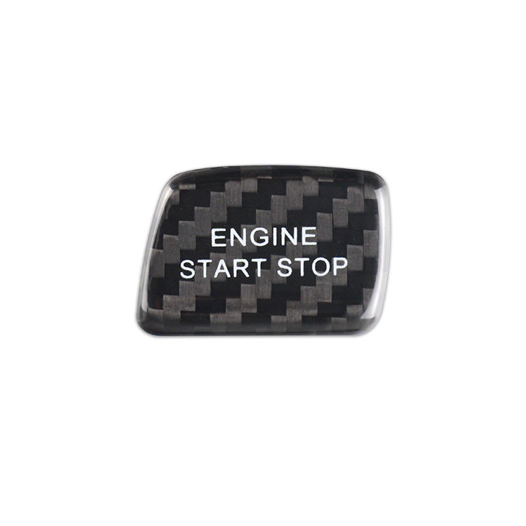 Carbon Fiber Push-Start Button Trim for Chevrolet Camaro