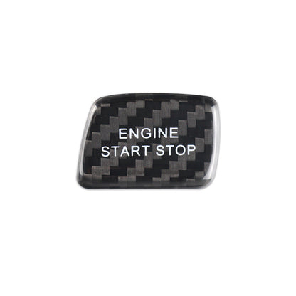 Carbon Fiber Push-Start Button Trim for Chevrolet Camaro
