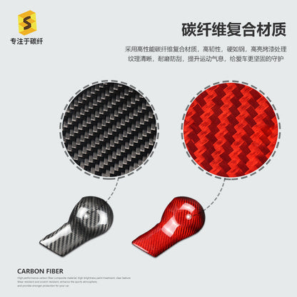 Real Carbon Fiber Gear Shift Knob Cover for Chevrolet Camaro (5th Gen)