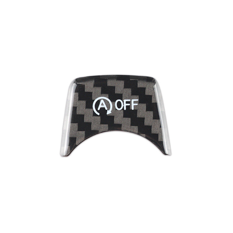 Rigid Carbon Fiber Auto Start-Stop Button Trim for BMW F30 - F33