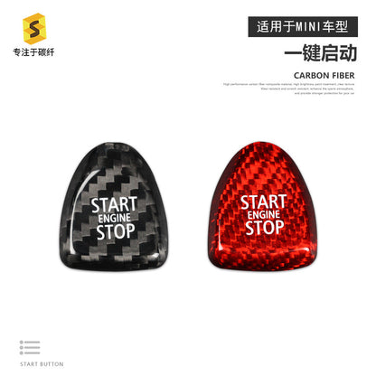 Carbon Fiber Push-Start Button Trim for MINI F54 / F55 / F-Series
