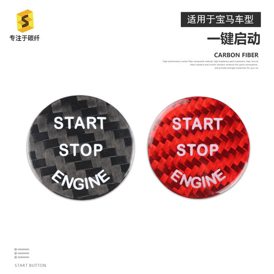 Carbon Fiber Push-Start Button Trim for BMW F20 / F30