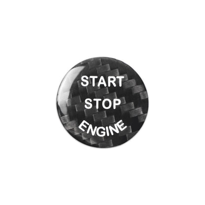 Carbon Fiber Push-Start Button Trim for BMW X5 E70
