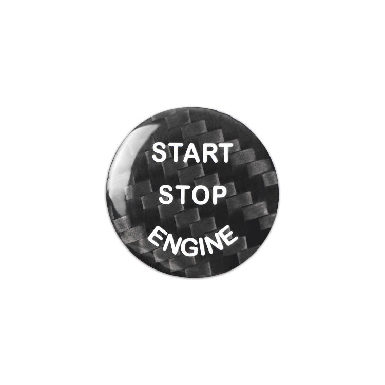 Carbon Fiber Push-Start Button Trim for BMW X5 E70