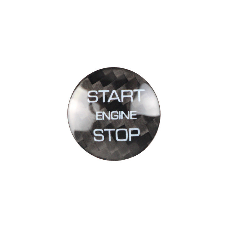 Real Carbon Fiber Push-Start Button Trim for Land Rover Discovery Sport / Range Rover
