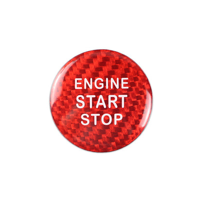 Carbon Fiber Push-Start Button Trim for Subaru BRZ