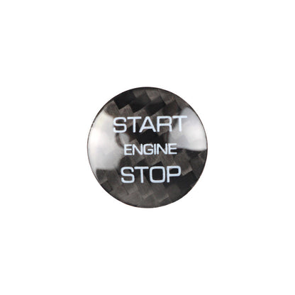 Real Carbon Fiber Push-Start Button Trim for Land Rover Discovery Sport / Range Rover