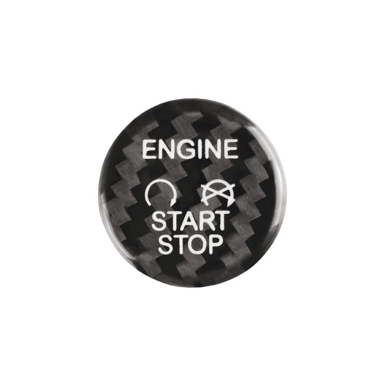 Carbon Fiber Push-Start Button Trim for Ford Focus / Kuga