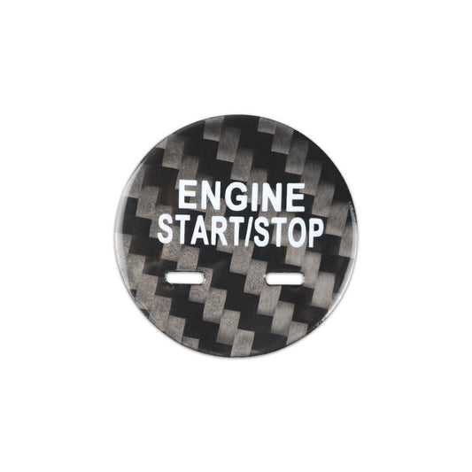Real Carbon Fiber Push-Start Button Trim for Cadillac XTS (alternate view 5)