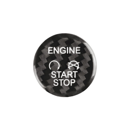 Carbon Fiber Push-Start Button Trim for Ford Focus / Kuga