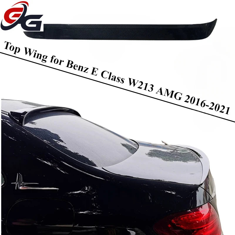 Rear Top Wing Spoiler for Mercedes Benz E-Class W213 2016-2021 Modified AMG E200L E300L E320L Fixed Wings Spoilers Car Styling