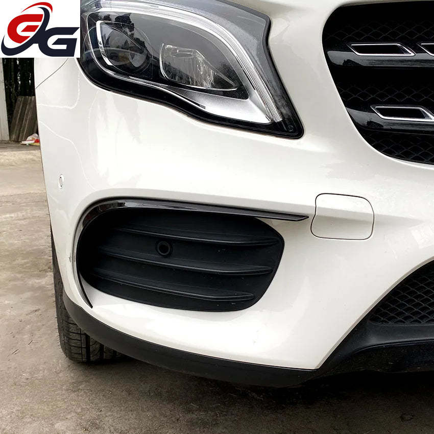 Front Bumpers Splitter Lip for Mercedes Benz GLA Class GLA220 250 X156 AMG 2017-2019 Car Styling Side Spoiler Trim Cover Sticker