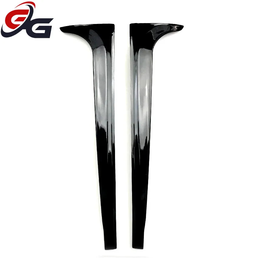 2 Pcs Glossy Black Applicable for Volkswagen VW Polo 2019+ Side Wing Tail Spoiler Exterior Decoration Sticker Car Accessories