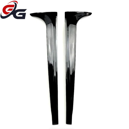 2 Pcs Glossy Black Applicable for Volkswagen VW Polo 2019+ Side Wing Tail Spoiler Exterior Decoration Sticker Car Accessories