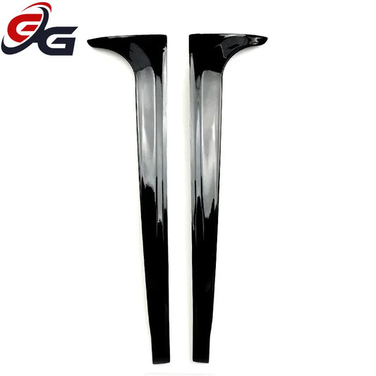 2 Pcs Glossy Black Applicable for Volkswagen VW Polo 2019+ Side Wing Tail Spoiler Exterior Decoration Sticker Car Accessories