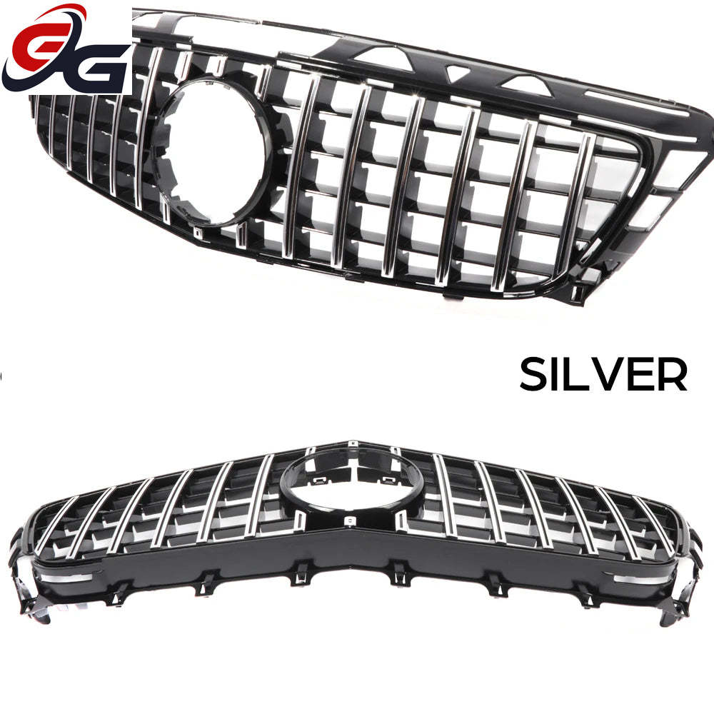 W218 GT Grille Front Bumper Grill Mesh for Mercedes CLS Class C218 X218 2012-2014 CLS400 CLS550 CLS500 Diamond Radiator Grilles