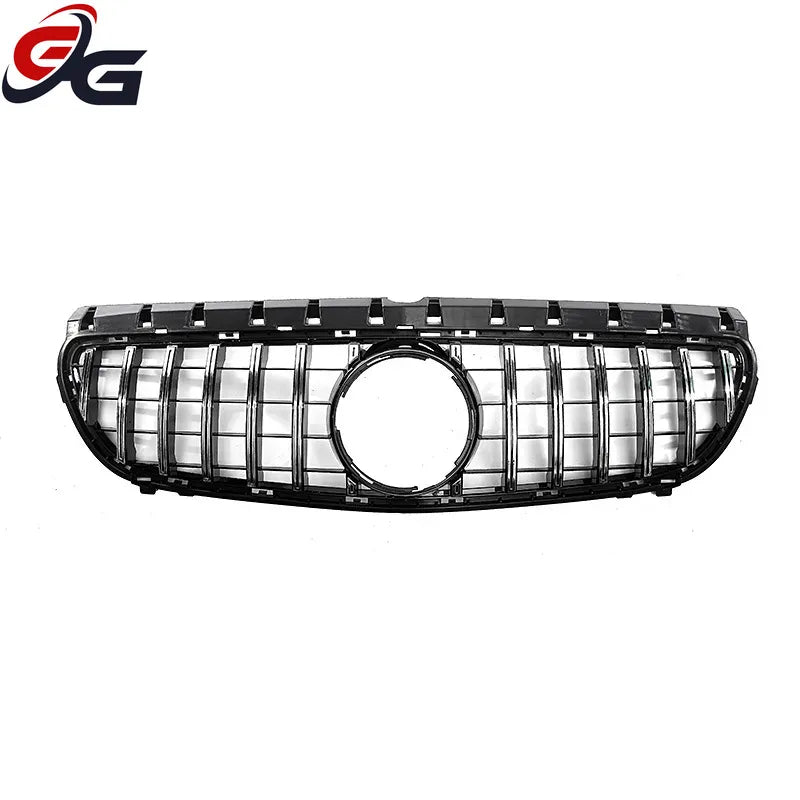 ABS Black Silver Grill Replacement Front Bumper Radiator GT Grille for Mercedes Benz B Class W246 2012-2014 Diamonds Grilles