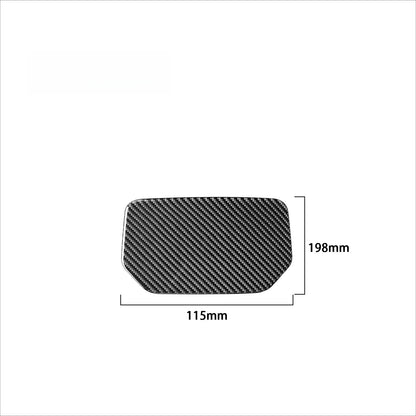 Prepreg Dry Carbon 3*3 3K Carbon Fiber Interior Dashboard Non-slip Groove Mat Trim for Toyota Tundra XK50 Facelift (2014-2021)