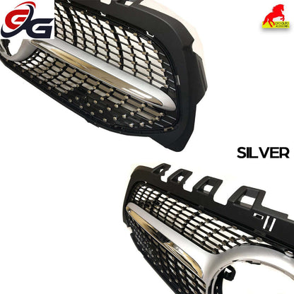 Car Front Bumper Racing Grille Diamond Grill for Mercedes Benz A-Class Hatchback W177 Sedan V177 2019-2025 A 200 A 250 A 35 AMG