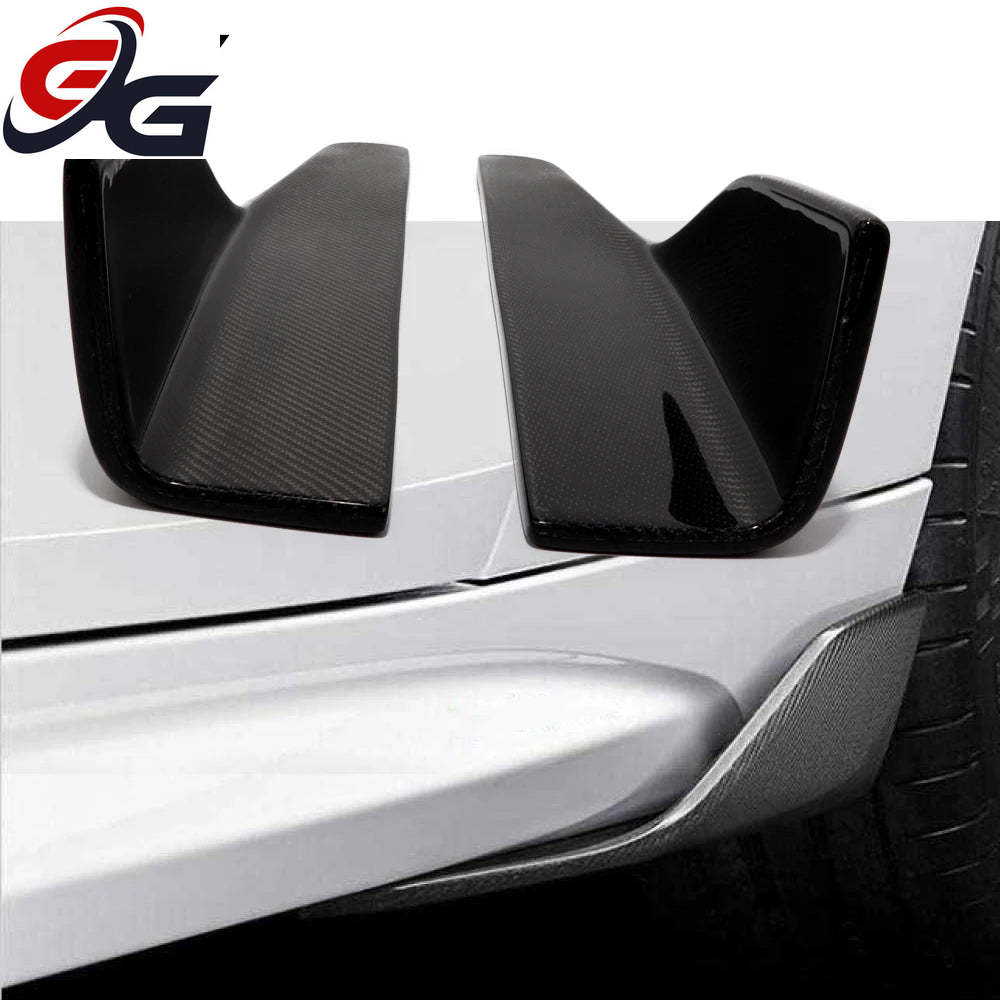 Universal Carbon Fiber Side Skirt Extensions 1 Pair, Perfect Fit for Any Vehicle, Originally from F87 M2 2 Series