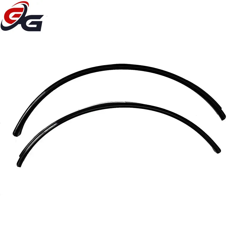 2 Pcs Black Cover Trim Rear Wheel Arch Car Stickers for BMW 3 Series G20 Electric I3 2020-2024 Accessories Styling Mouldings