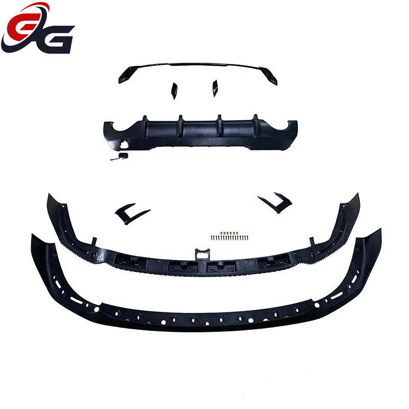 Car Front Bump Lip Diffuser Rear Spoiler Side Canards Gloss Black Splitter For BMW 1 Series F40 2020+ M Tech Aerokit M Sport MP