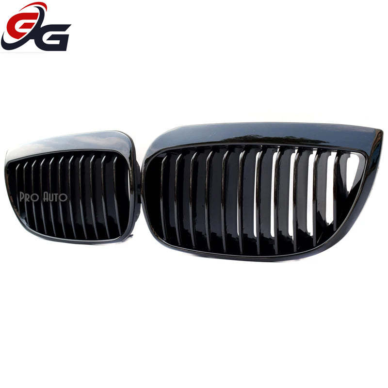 Car Style Gloss Black Front Kidney Grill Mesh Hood Grille for BMW 2004 - 2013 1 Series E87 E81 Hatch E82 Coupe E88 Convertible