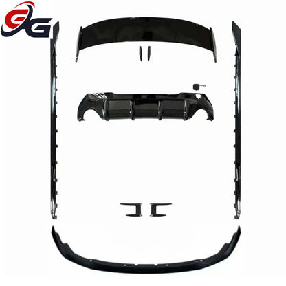 Car Front Bump Lip Diffuser Rear Spoiler Side Canards Gloss Black Splitter For BMW 1 Series F40 2020+ M Tech Aerokit M Sport MP