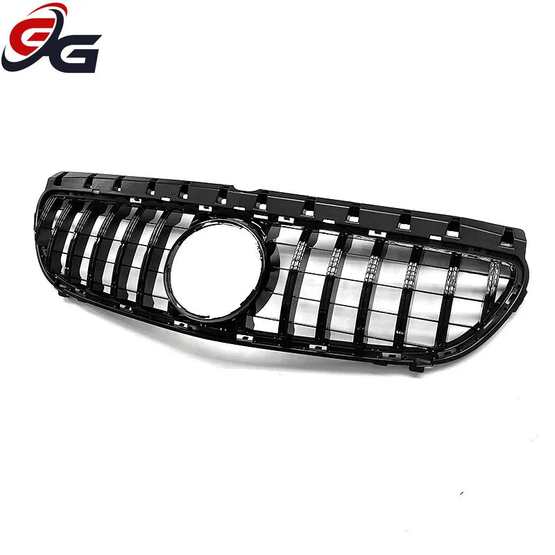 ABS Black Silver Grill Replacement Front Bumper Radiator GT Grille for Mercedes Benz B Class W246 2012-2014 Diamonds Grilles