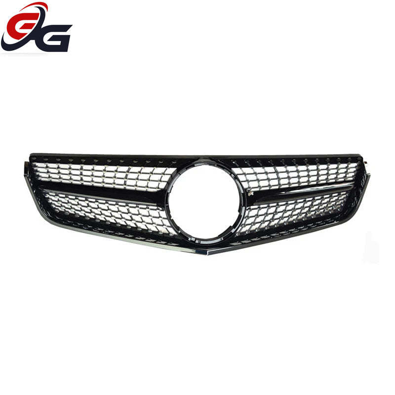 W207 Diamond Front Bumper Grille for Mercedes Benz E Class 2-Door Coupe C207 A207 2010-2013 E250 E300 E350 Grill Without Emblem