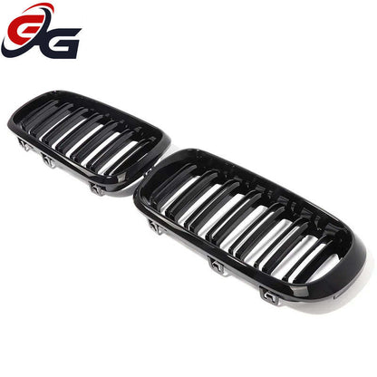 X5 F15 Grill, Piano Black Bumper Kidney Radiator Grille for BMW 2014 - 2018 X5 F15 X5M F86, X6 F16 X6M F86 2015 - 2019