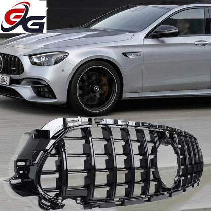 Replacement Bumper Grille For Mercedes E Class W213 S213 Facelifted AMG Package 2020 - 2022 E350 E300 E200