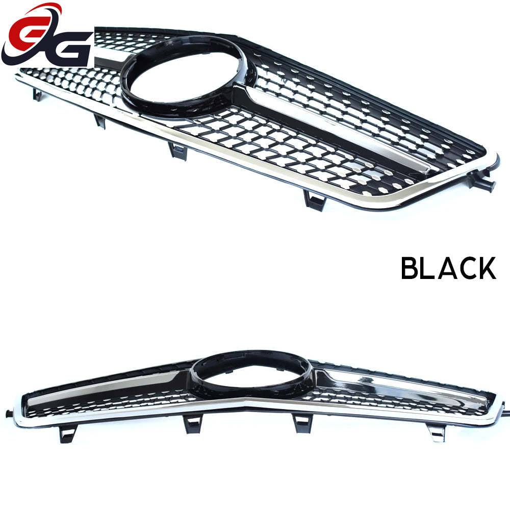 Diamond Grill Front Bumper Grille for Mercedes E Class Sedan W212 Tourer S212 2010 - 2013 E200 E300 E250 Not for E63 Car Grills