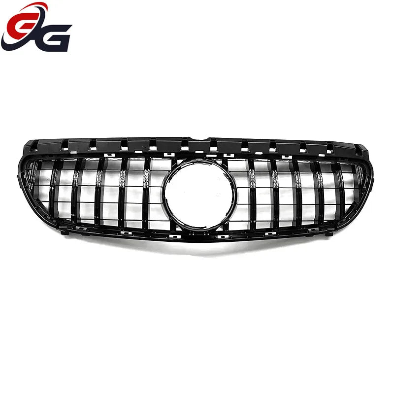 ABS Black Silver Grill Replacement Front Bumper Radiator GT Grille for Mercedes Benz B Class W246 2012-2014 Diamonds Grilles