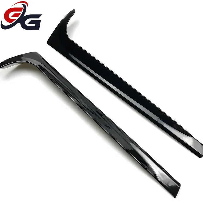 2 Pcs Glossy Black Applicable for Volkswagen VW Polo 2019+ Side Wing Tail Spoiler Exterior Decoration Sticker Car Accessories